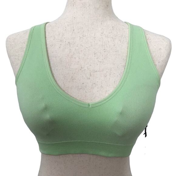 Calvin Klein Performance NWT Mint Green Sports Bra Women S - Picture 1 of 9